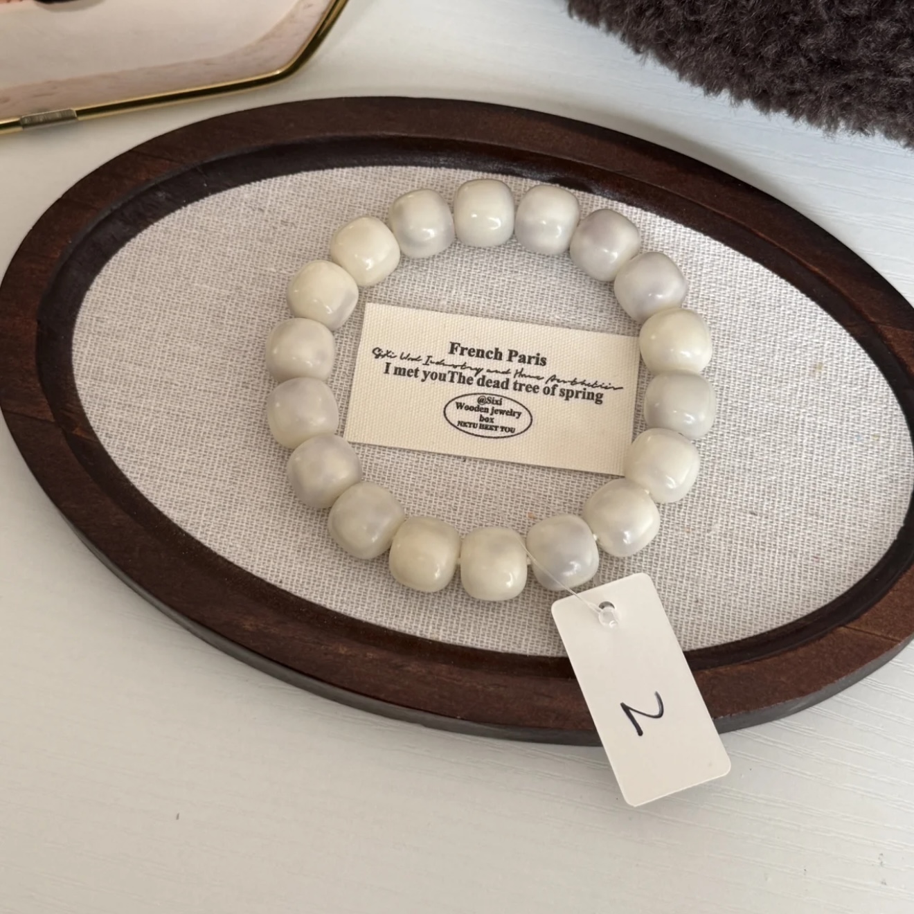 	Decorative Bodhi beads bracelet