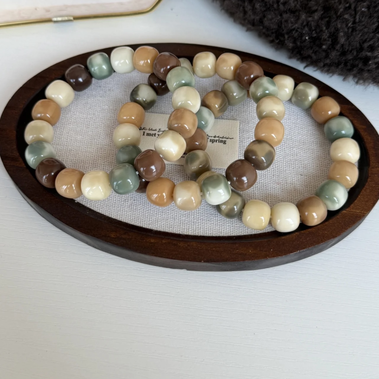 	Decorative Bodhi beads bracelet