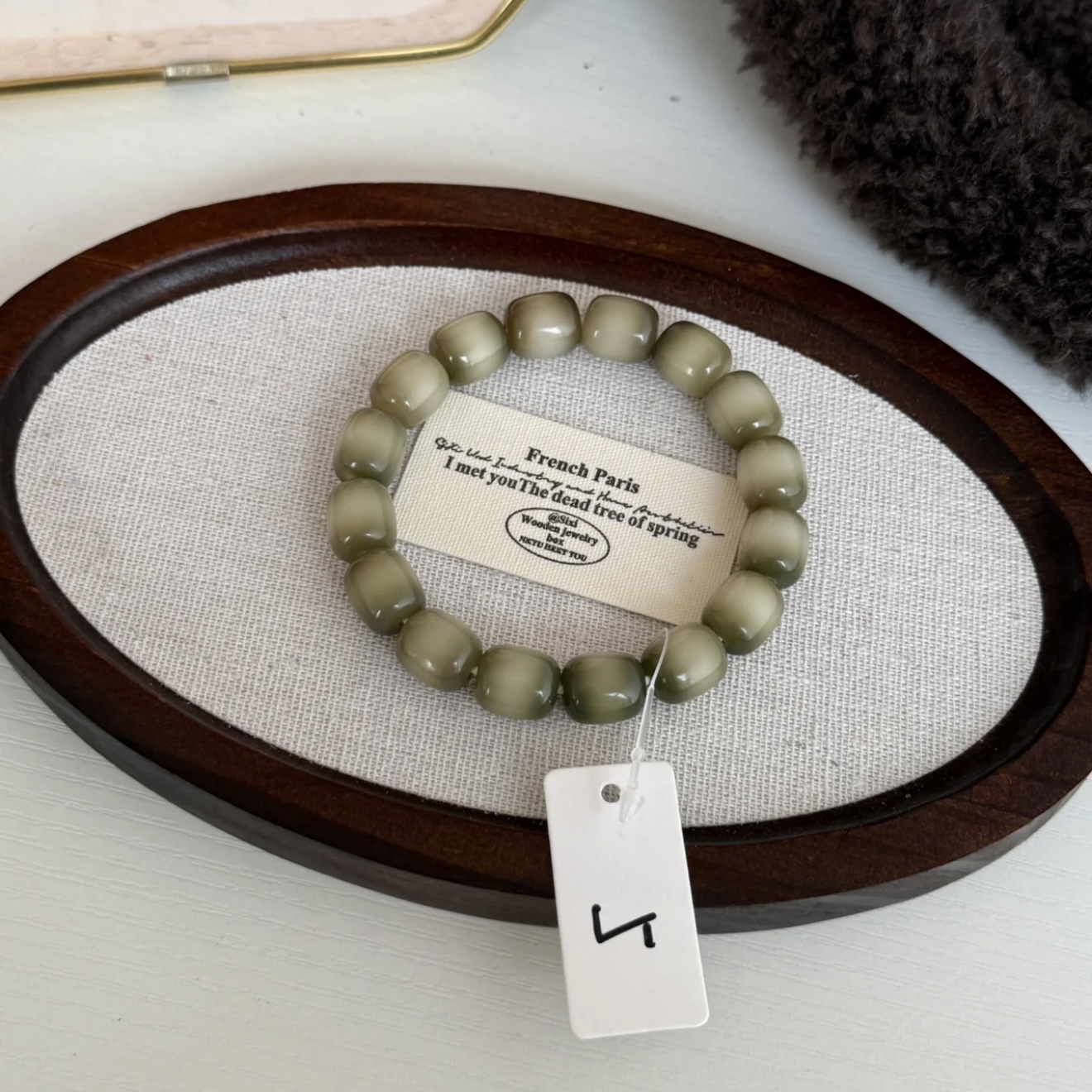 	Decorative Bodhi beads bracelet